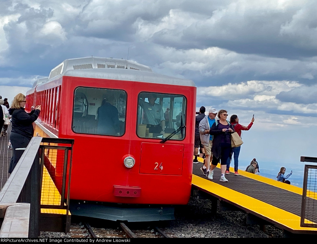 M&PPCR Railcar 24 at Pikes Peak